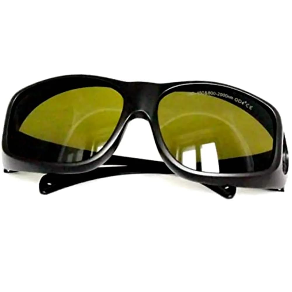 Lunettes de protection laser pour 190 nm-450 nm et 800 nm - 2000 nm OD4+ T%=30 EP-5-9 avec étui