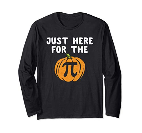 Pumpkin Pie Math Shirt Funny Thanksgiving Nerdy Tshirt Gift Maglia a Manica