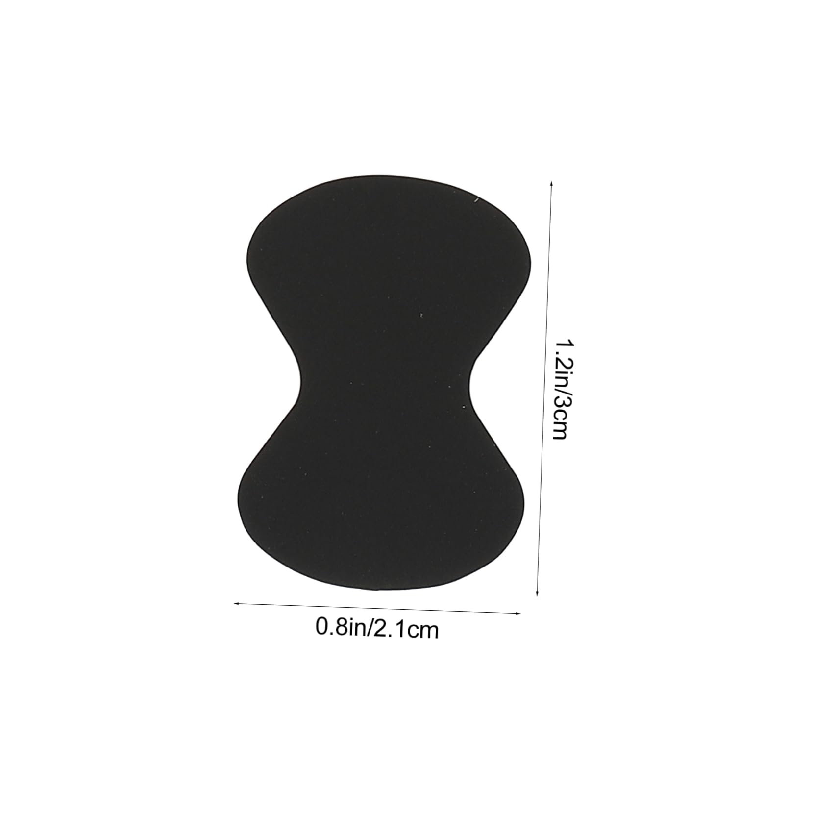 Abaodam 20pcs Non-slip Guitar Pick Grip Stickers Eva Material for Guitar Players