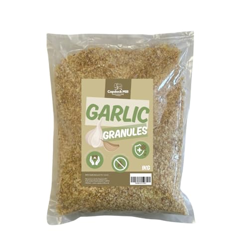 Copdock Mill Garlic Powder for Chickens 1kg - Add to Chicken Feed to Aid Digestion, Immune Support and Reduce Hair Loss - Antibiotic and Antifungal Properties