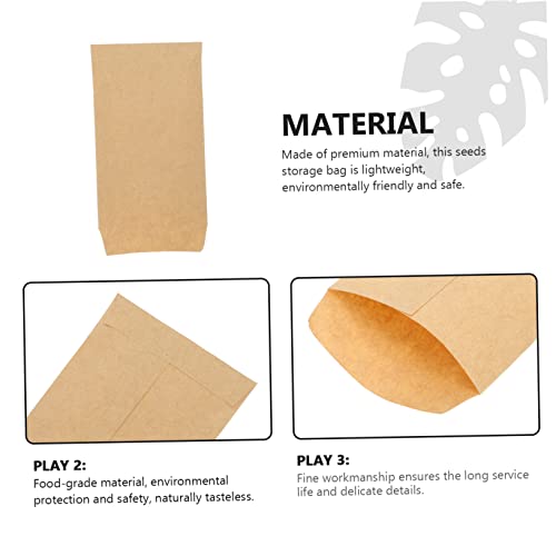 Bolsas de almacenamiento de papel kraft para proteger semillas contra la humedad 6
