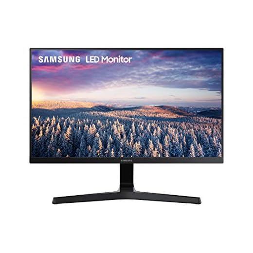 SAMSUNG SR35 Series 24-Inch FHD 1080p Computer Monitor, 75Hz, IPS Panel, HDMI, VGA (D-Sub), VESA Compatible, 3-Sided Border-Less (LS24R356FZNXZA)