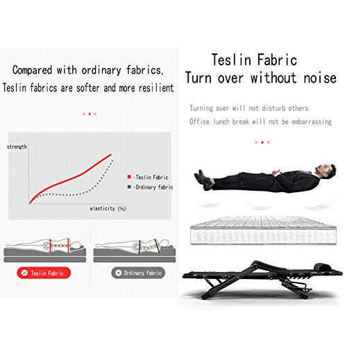 Moolo Outdoor Beach Lawn Camping Foldable Deck Chair Sunbed Chaise Lounge Portable Lightweight Arm Chair With Armrests And Foot Massage(Size:without Cotton Pad,Color:black) #TOP5