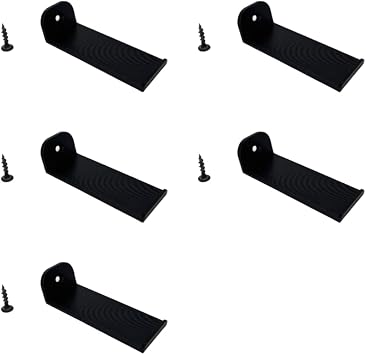 Collectible Wall Display Compatible with Lego Speed Champion Racecars | Side Car Display Wall Mount | Made in USA Side Profile Black, 5 Pack