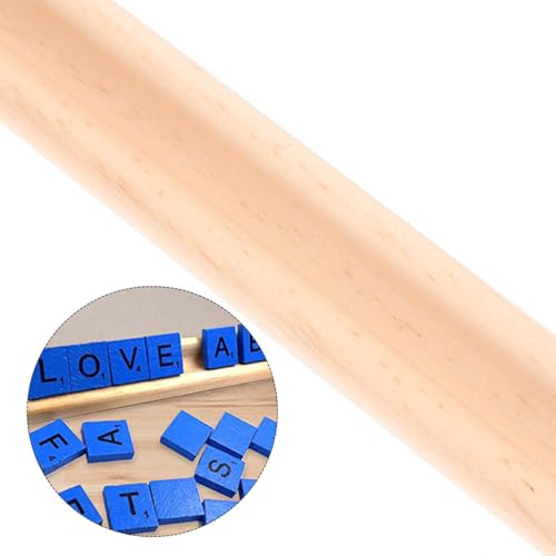 Beavorty 10 piezas soporte de dominó de madera 19 cm miniatura 3