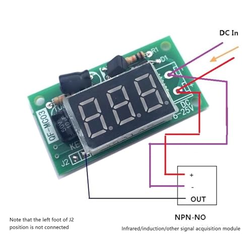 Digital Display Counter Module, Trigger Counter Module 3 Bit for Equipment (4-7V)
