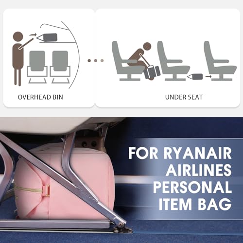 Bagage à main rose pour escapade de week-end et vol low-cost - 2