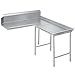 Advance Tabco DTC-G60-108R Island-Clean Dishtable, Island Style, L-Shaped, Left-To-Right, 10-1/2"