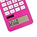 JAM PAPER Desktop Calculator - 10 Digit LCD Display - 3 3/4 x 6 3/4 Inches - Fuchsia Pink - Bulk 10/Pack