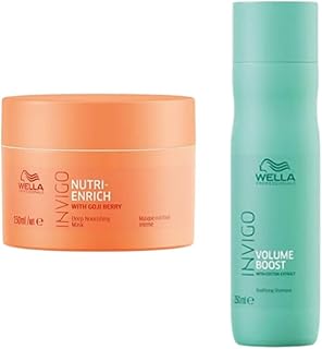 Wella Professionals Invigo Nutri Enrich Deep Nourishing Mask (For Dry and Damaged Hair), 150 ml &amp; Wella Professionals Invi...