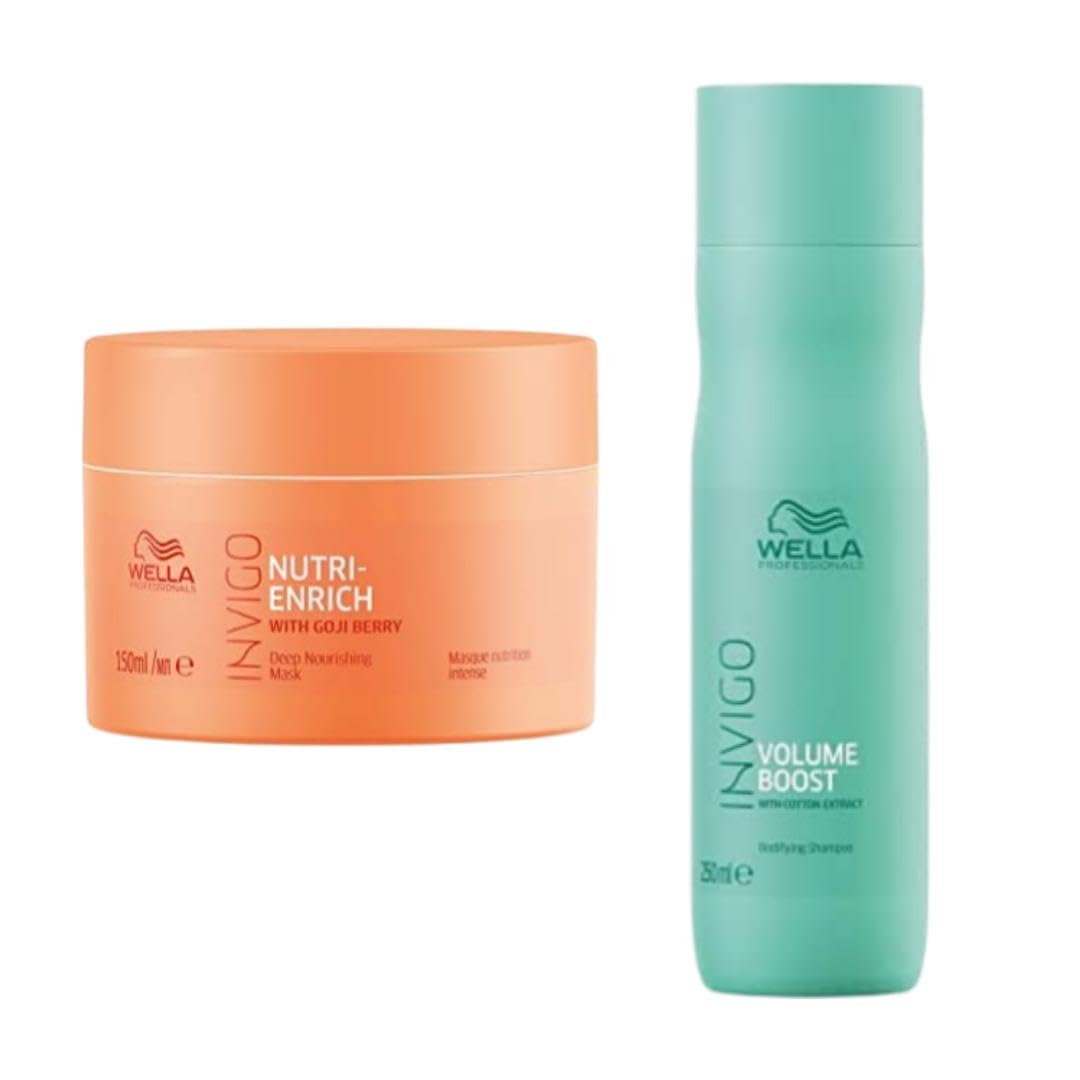 Wella Professionals Invigo Nutri Enrich Deep Nourishing Mask (For Dry and Damaged Hair), 150 ml & Wella Professionals Invi... - Review, Price and Buying Guide
