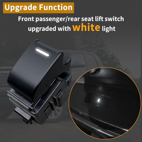 BELGEMAY 3-Pack Passenger-Side Window Switch - 901-701/84810-08010/84810-12080 - Fits Toyota/Scion/Geo (Corolla/Camry/tC/Prizm) (White LED) - W/Pry Tool, 1-Year Warranty​ by BELGEMAY - Image 4