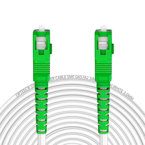 opteec – Cable de fibra óptica blindado – 5 m – Naranja, SFR/BOUYGUES/SOSH/RED por SFR – Extensión/Liga – SC-APC...