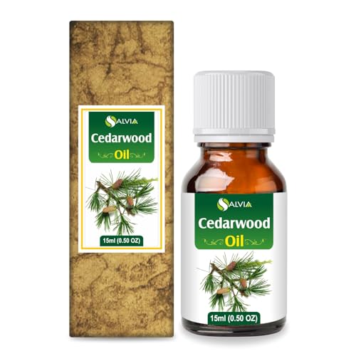 Image of Salvia Cedarwood Oil (Cedrus atlantica) Essential Oil for Aromatherapy & DIY Blends - Woody Oil for Skincare, Massage & Fragrance Use - 15 ml / 0.50 fl oz