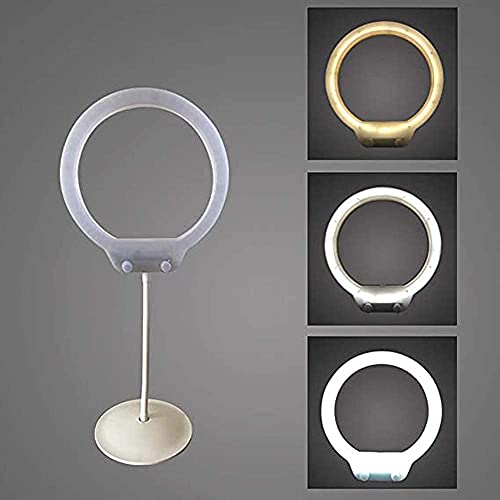 FACAZ Ringlicht Desktop Ring Fülllicht 12 Zoll USB Tragbares Ring Fotografie Licht 8W Live Beauty Makeup LED Ringlicht… – Bild 3