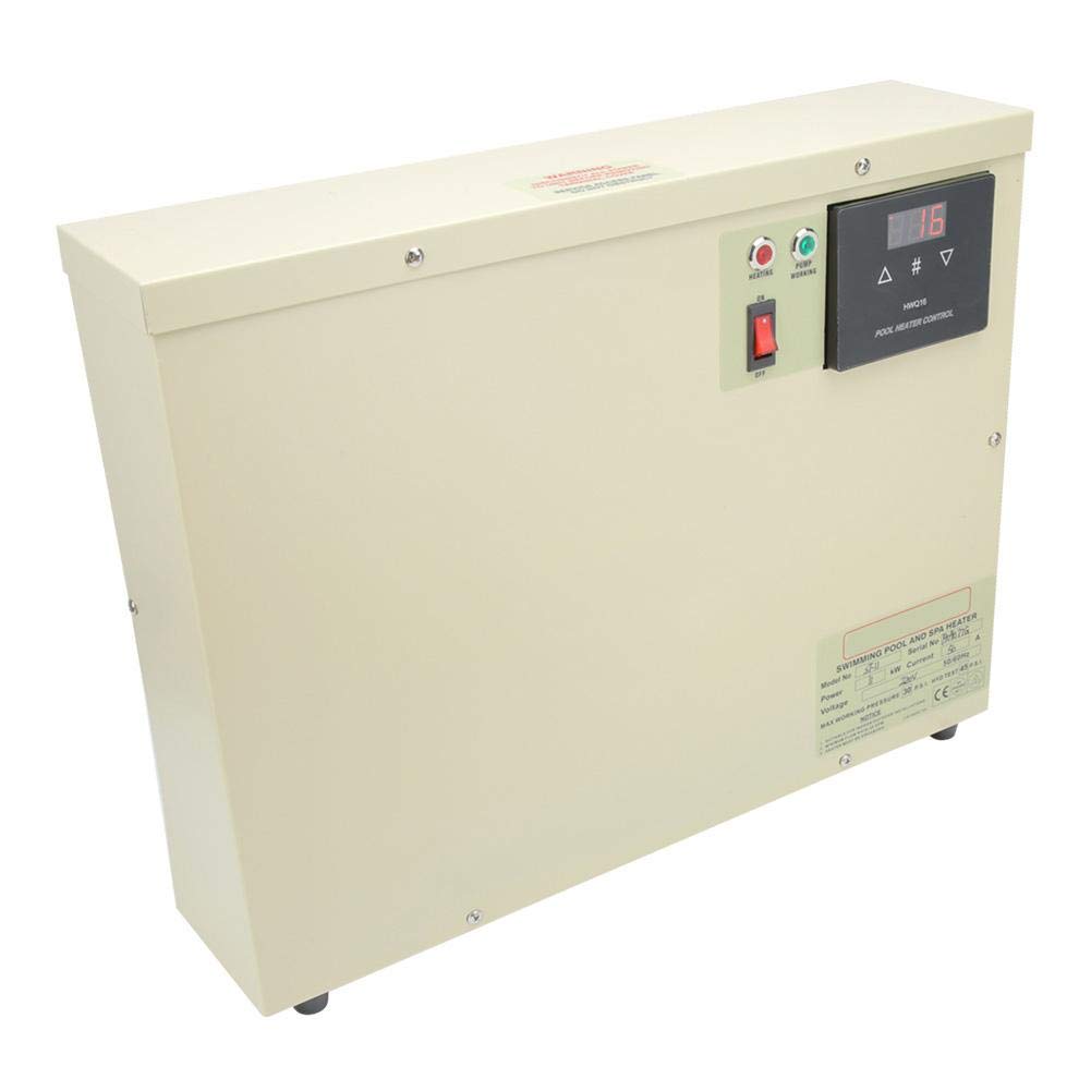 Amazon.com: Asixx Waterproof Water Heater, Intelligent Digital 11KW  Thermostat with Touch Controller for Home Bathtub Swimming Pool SPA(EU  220V) : Patio, Lawn u0026 Garden
