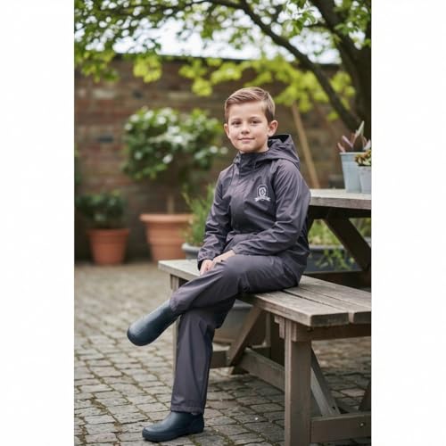 Image of Trustous Boys PVC Double Layer Waterproof Raincoat Kids Boys Waterproof PVC Double Layer Raincoat|Boys Transparent PVC Double Layer Rainwear|Boys Heavy Duty PVC Double Layer Raincoat