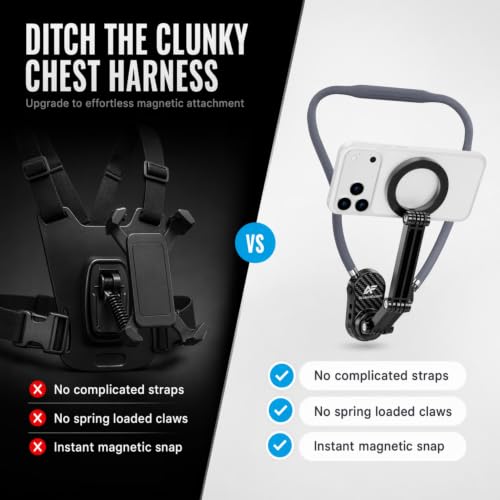 Image of Magnetic Neck Mobile Holder | 3 in 1 Magnetic POV Mount