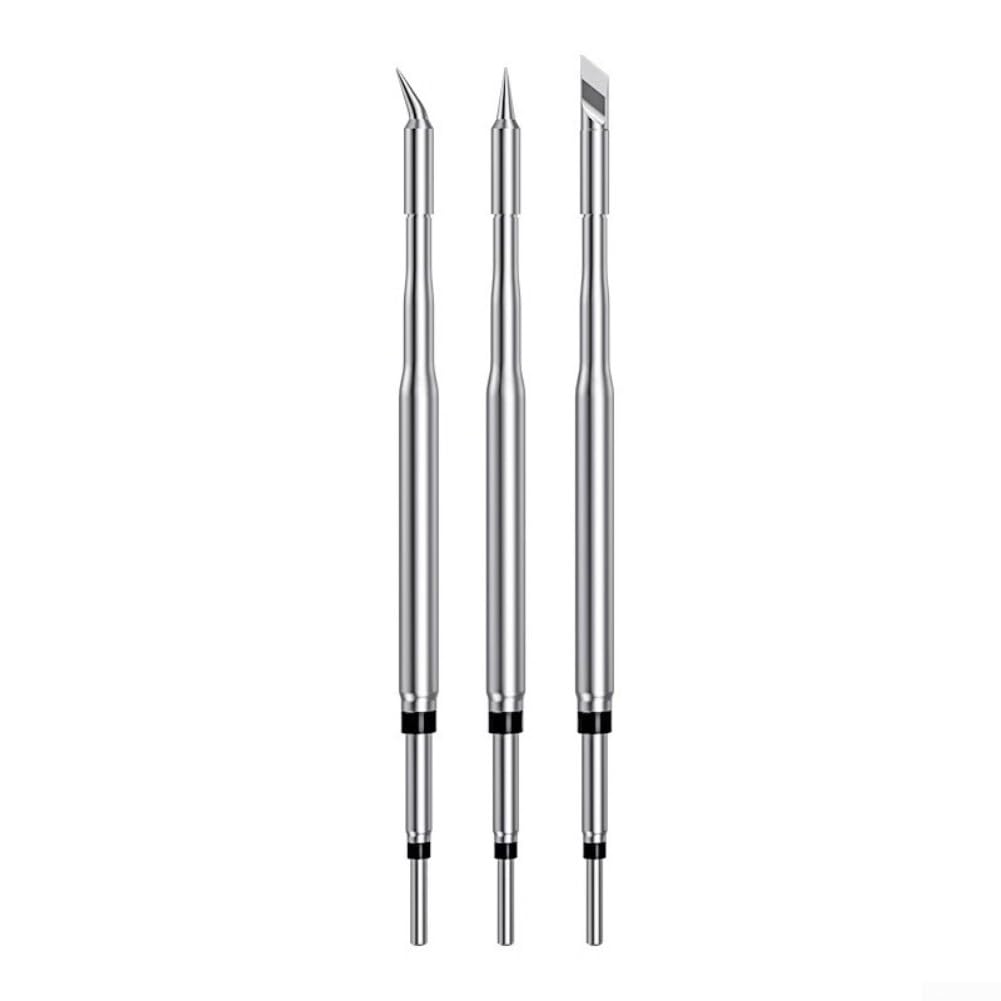 Accesorios de soldador para HS-02 HS-02A HS-02B, repuesto de repuesto de cabeza de hierro de punta de soldadura para estación de soldadura