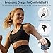 Wireless Earbuds, Bluetooth Headphones 5.4 HiFi Stereo, Ear Buds with 4 ENC Noise Cancelling Mics, 48H Bluetooth Earbuds with Dual LED Display, IP7 Waterproof in Ear Earphones for Android iOS, Black