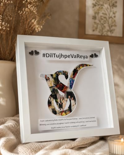 Image of HBH Personalized 3D Photo Frame Customized Home Display Keepsake