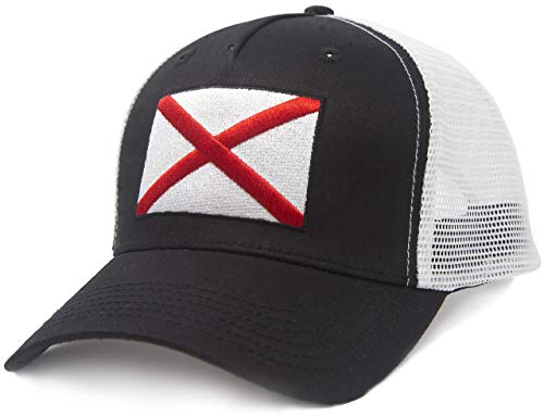 Image of International Tie State Hat for Men and Women, Adjustable Snapback Trucker Baseball Cap with Embroidered Patch