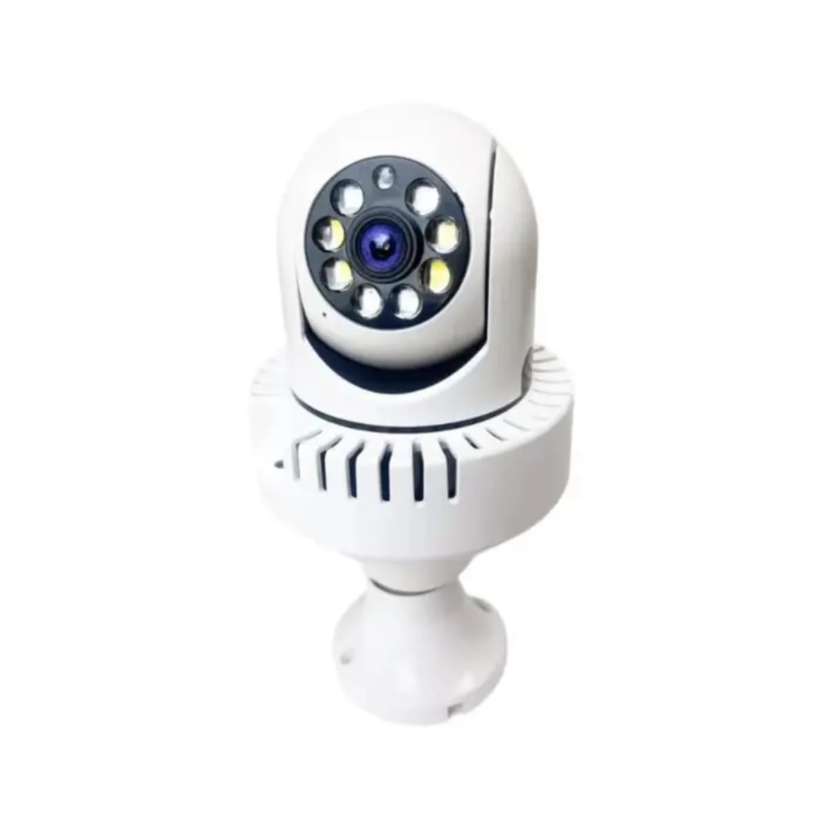 Image of the JT-8191 security camera lamp with a smoke detector feature highlighted.