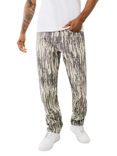 True Religion Men's Jacquard Bobby Sn Big T Hs 1/2
