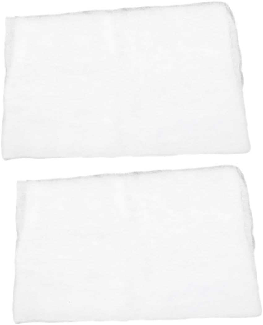 Baluue 2pcs Faux Snow Blanket for Christmas Village Scene Thick White Artificial Snow Carpet for Indoor Holiday Decoration Winter Blanket for Home and Craft Displays