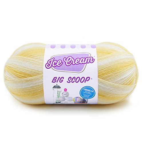 Image of Lion Brand Yarn Ice Cream Big Scoop Yarn, Lemon Meringue