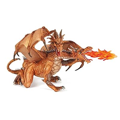 Papo 38938-Or Figura de dragón con 2 Cabezas, Color Oro (38938) | Ya disponible en tu tienda friki favorita! En mundofriki.es! Papo 38938-Or Figura de dragón con 2 Cabezas, Color Oro (38938) | Ya disponible en tu tienda friki favorita! En mundofriki.es!