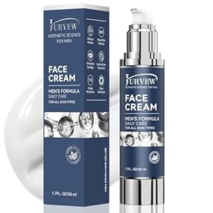 6-in-1 Face Cream for Men – Anti-Aging Moisturizer with Hyaluronic Acid & Niacinamide, Reduces Wrinkles, Dark Spots, Under Eye Bags, For Dry Skin, Daily Hydrating Face & Eye Treatment (1.7Oz)