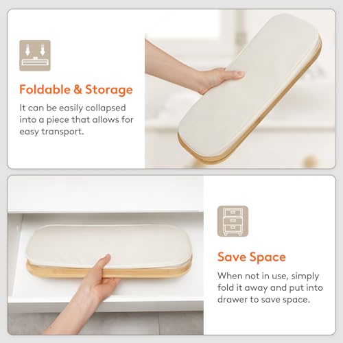 Lifewit 23225 Toilet Paper Storage 23 L, Bamboo Toilet Paper Basket With Lid And Handle, Free Standing Toilet Paper Holder Stand thumb #6