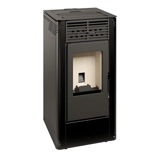 BRICOSOL ESTUFA DE PELLETS FLORA 8 NEGRO DE FERLUX