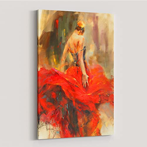 Flamenco Dancer Canvas Wall Art 20x30
