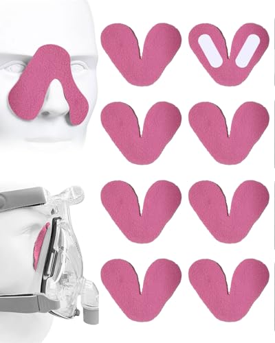 Imagen de HUVZOR 8 Piezas Almohadilla Nasal de Confort para CPAP Mascarilla Almohadilla Protectora para Nariz Compatible con Máquina CPAP Accesorio Reutilizable