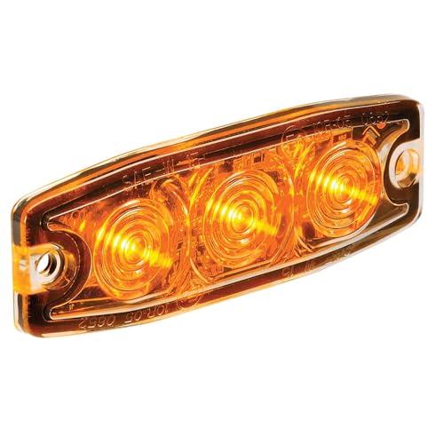 Luz LED de advertencia de 3 LED y 23 patrones estroboscópicos para señalización en carretera