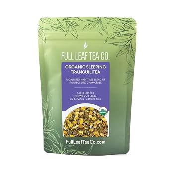 Organic Sleeping TranquiliTea - 2oz Bag Approx. 30 Servings | Full Leaf Tea Co.