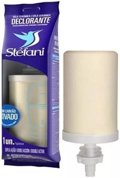 Brazilian Double Action ceramic water filter cartridge,Beige KIT OF 10