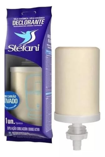 Generic Brazilian Stéfani Double Action ceramic water filter cartridge,Beige (KIT OF 2)