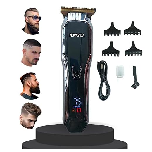 Máquina de Cortar Cabelo Acabamento e Barba Profissional Sem Fio 2 Velocidades