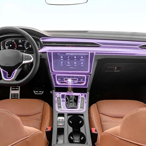 Film protection console centrale Arteon pour éviter rayures de clés voiture