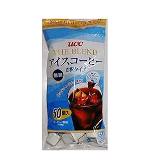 UCC アイスコーヒー 無糖 希釈タイプ 50個入 900g(18g×50個) ポーションタイプ" 