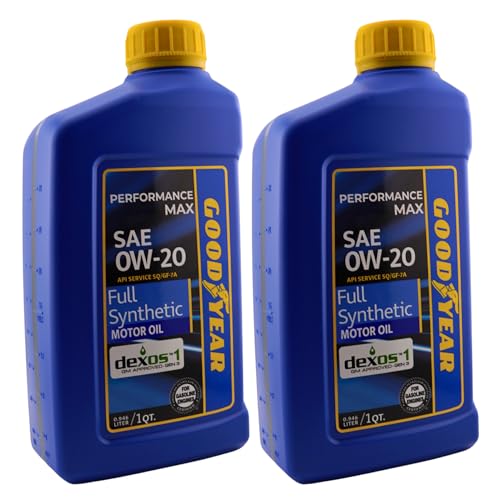 Aceite Motor Sintético SAE 0W-20 Goodyear 2 Quartos