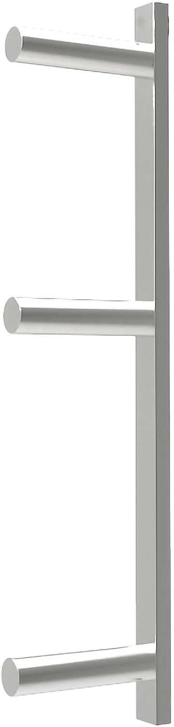 Stainless Steel Wall Mounted Weight Plate Holder for 2 Inch Olympic Weight Plate, Weight Plate Storage Wall Mount, for Home Gym (Color : Silver, Size : 3 Layer)