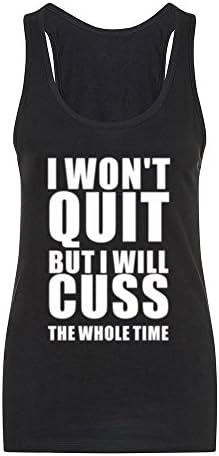 FANNOO Tank Tops for Women-Womens Funny Saying Fitness Workout Racerback Tank Tops Sleeveless Shirts
