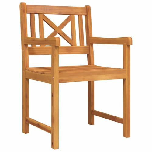 Ensemble table et chaises de jardin pour balcon en bois 3 pcs - 7