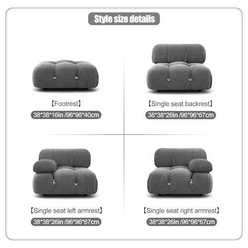 Sofá modular tipo nube que transforma salas de estar grandes y rígidas 3