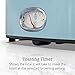 Russell Hobbs TR9150BLR Retro Style 2-Slice Toaster, Heavenly Blue
