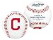 MLB Cleveland Indians Team Logo Baseball, Official, White
